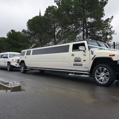 Hummer H2 White 16 Seater