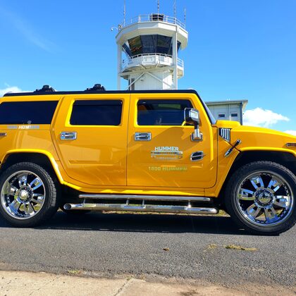 Hummer H2 Yellow 6 Seater