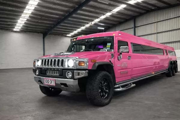 Hummer H2 Pink 24 Seater Biggest Hummer Worldwide